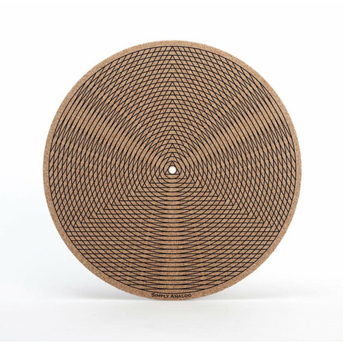 Simply Analog Corkmat Tricircle Draaitafel Slipmat Simply Analog Corkmat Tricircle Draaitafel Slipmat