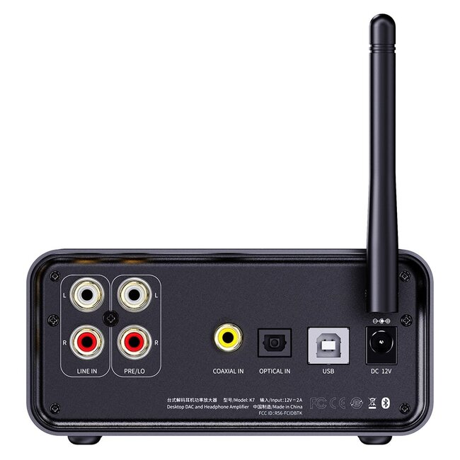 FiiO K7 BT symmetrischer Desktop DAC & Kopfhörerverstärker