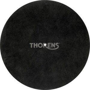 Thorens Leder-Plattenspieler matt (schwarz)