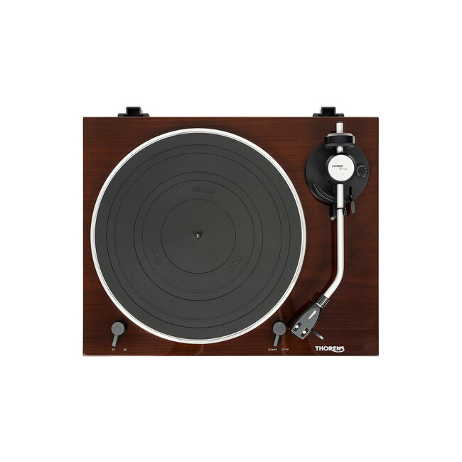 Thorens TD 204 Walnoot hoogglans