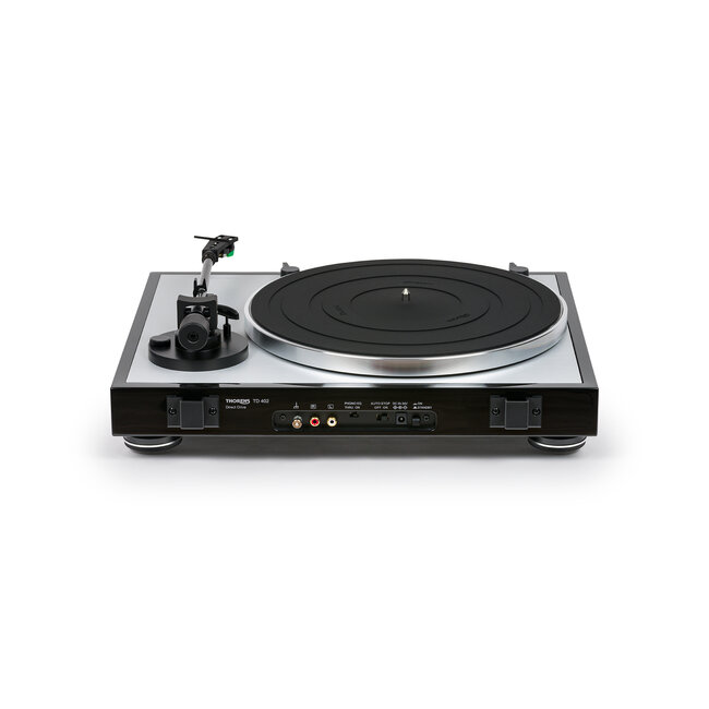 Thorens TD 402 DD Preto alto brilho gira-discos