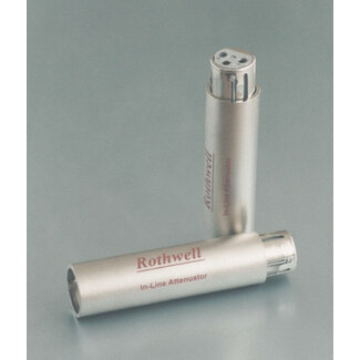 Rothwell Balanced (XLR) in-line attenuators (2 Pieces) -10dB