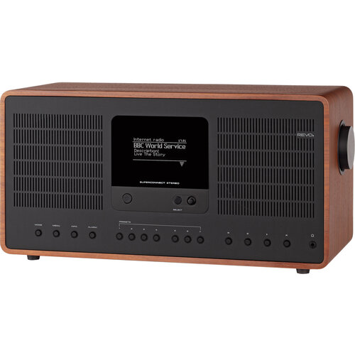 Revo SuperConnect Stereo (Walnut/Black) Revo SuperConnect Stereo (Walnut/Black)