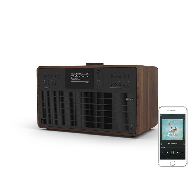 Revo Revo SuperCD (Walnut/Silver)