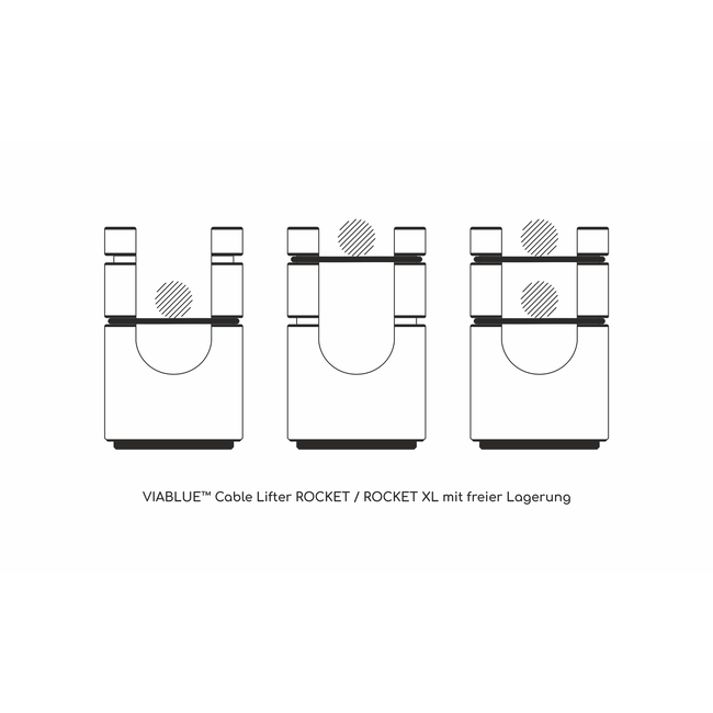 Rocket XL Kabellifter Zilver