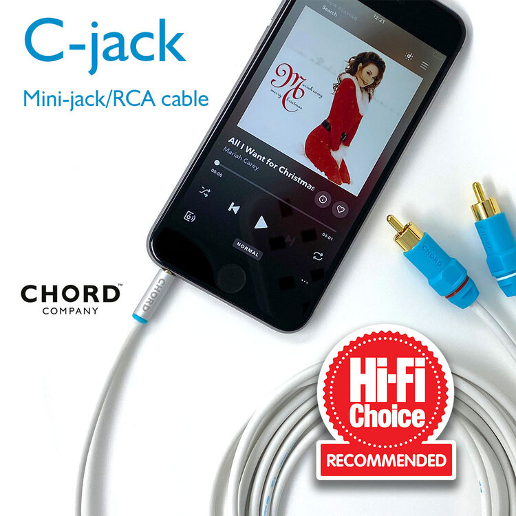 Chord Company C-jack Mini-jack → RCA (tulp)