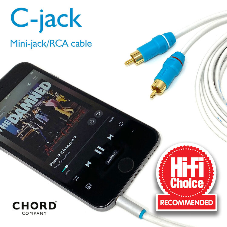 Chord Company C-jack Mini-jack → RCA (tulp)