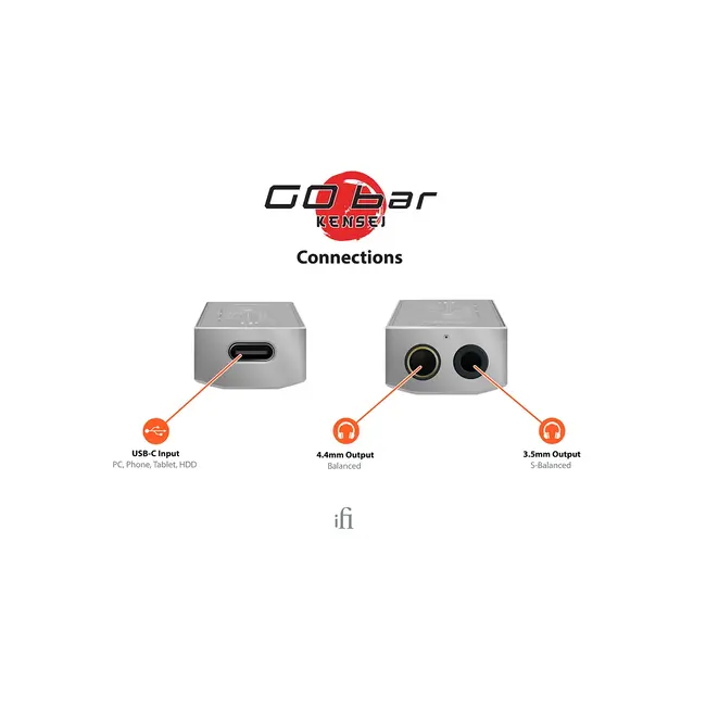 iFi Audio GO bar Kensei USB DAC & hoofdtelefoonversterker