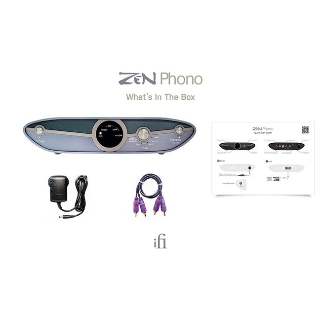 iFi Audio ZEN Phono 3 phonotrap voor MM en MC cartridges