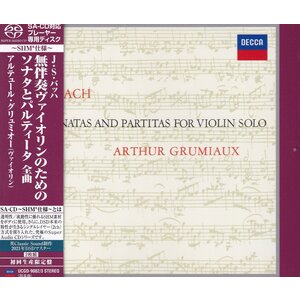 Arthur Grumiaux – Bach: 6 Sonatas And Partitas For Violin Solo