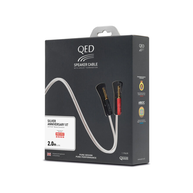 QED Silver Anniversary XT – Luidsprekerkabel met X-Tube™