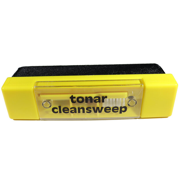 Tonar Kleensweep Record Brush 3033 – 2-in-1 reinigingsborstel voor vinyl & naald