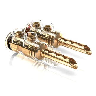 ViaBlue TS Banana Plugs Tube (2 Pairs)