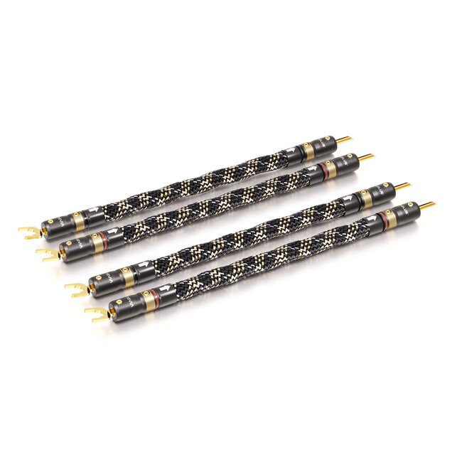 SC-6 AIR   Kabelbrücken T8 Banana/Spades (2 Paare)