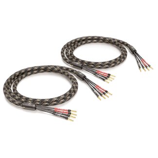 ViaBlue SC-4 Conector de Crimpagem Bi-Amplificação (Conjunto Estéreo)