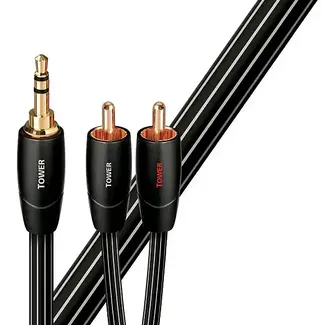 AudioQuest Tower Mini-jack → RCA (tulp)