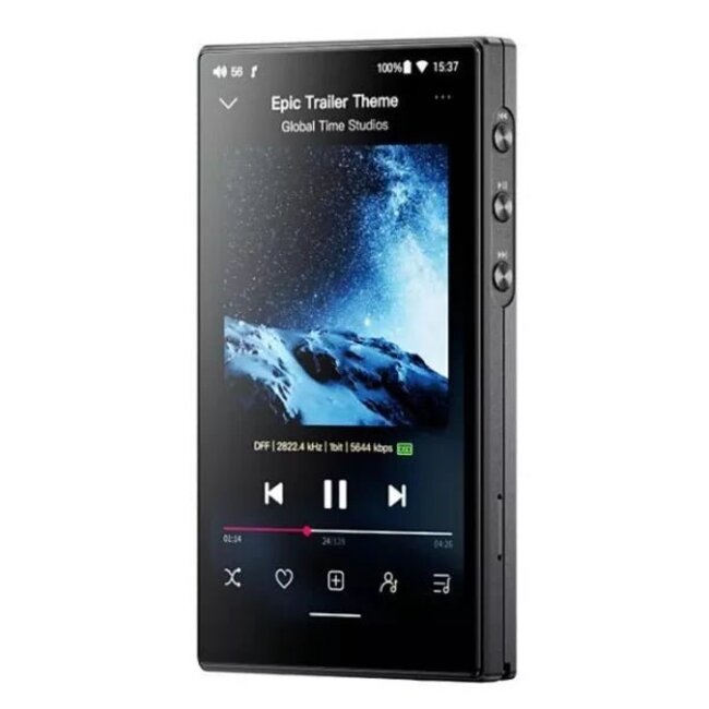 FiiO JM21 Black – Ultra-thin Hi-Res Audio Player | 12.5h