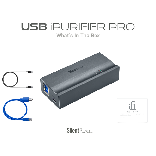 SilentPower USB iPurifier Pro – Noise-Free USB Audio Upgrade