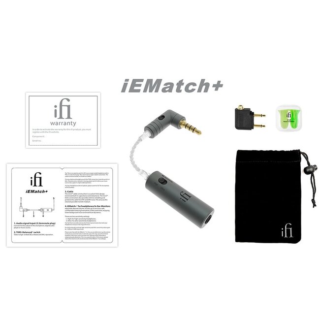 iFi Audio iEMatch+ – Pure Sound for In-Ear Monitors