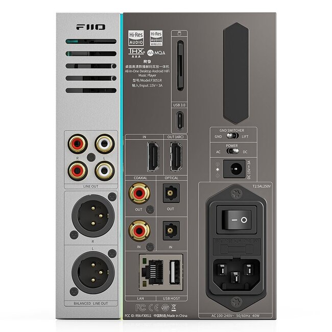 FiiO R9 – Alles-in-één vlaggenschip streamer en hoofdtelefoonversterker