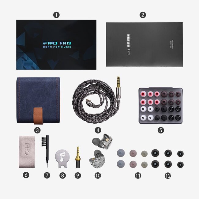 FiiO FA19 In-Ear Monitor – Premium Sound with Deep Bass