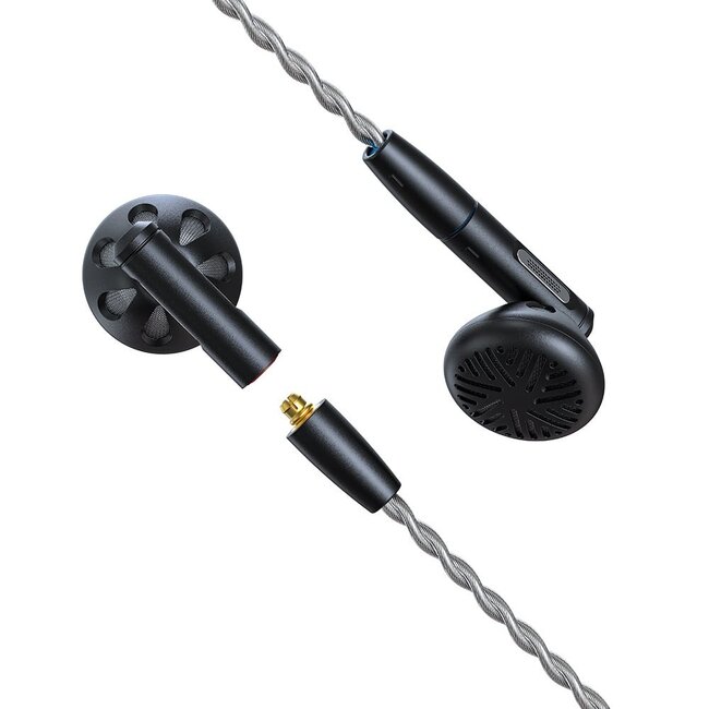 FiiO FF5 Open Earbuds – Carbon Diaphragm & Silver Cable
