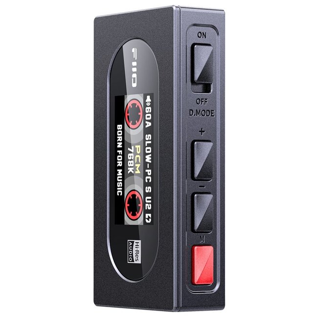 FiiO KA15 USB DAC & Hoofdtelefoonversterker – Retro design