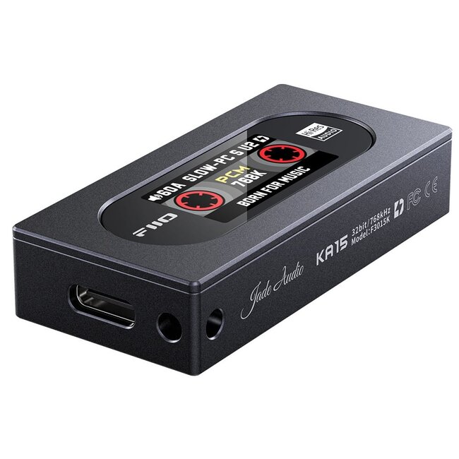 FiiO KA15 DAC USB & Amplificador de Fones – Estilo retrô