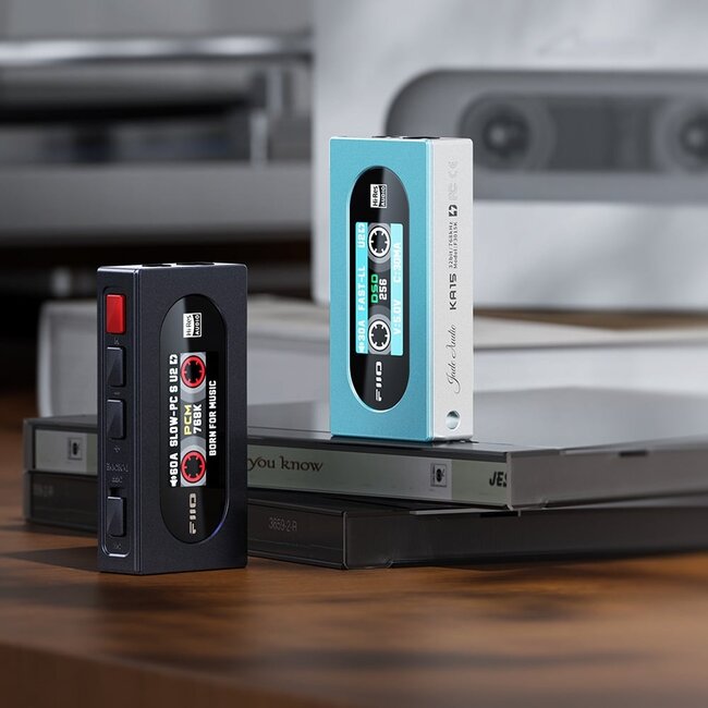 FiiO KA15 USB DAC & Hoofdtelefoonversterker – Retro design