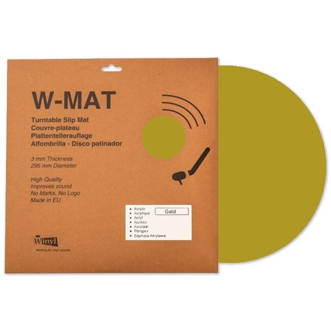 Winyl W-Mat Acrylic Gold – Matte Record Player
