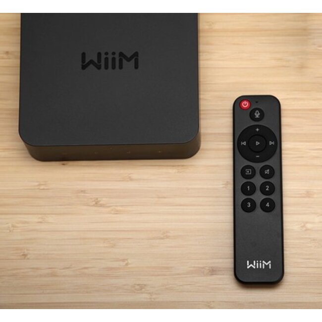 WiiM Voice Remote – Comando com Controlo de Voz Alexa