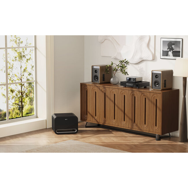 WiiM Sub Pro – caisson de basses intelligent sans fil 250 W avec RoomFit™