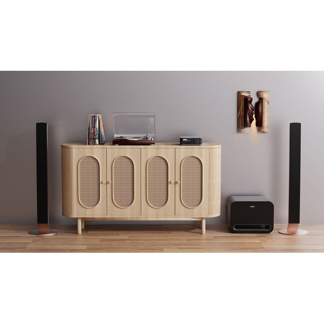 WiiM Sub Pro – caisson de basses intelligent sans fil 250 W avec RoomFit™