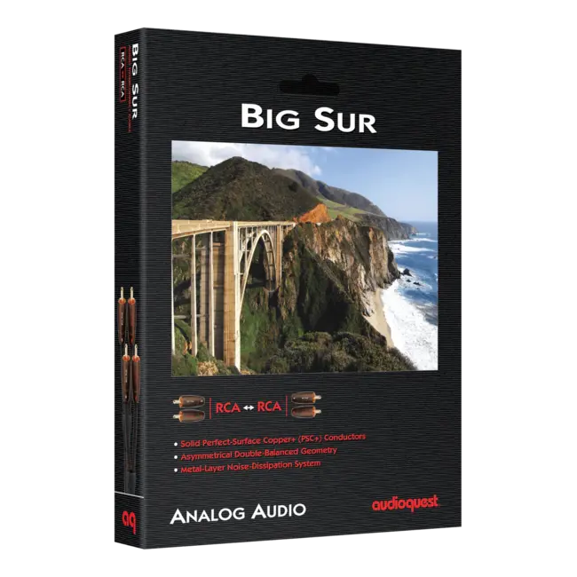 AudioQuest Big Sur RCA → RCA | Premium Audio Interconnect Kabel