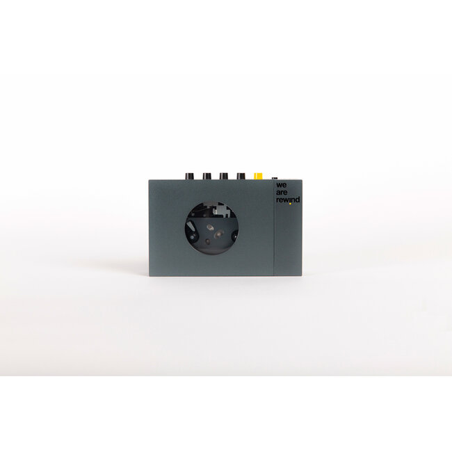 We Are Rewind Keith draagbare Bluetooth cassettespeler grijs