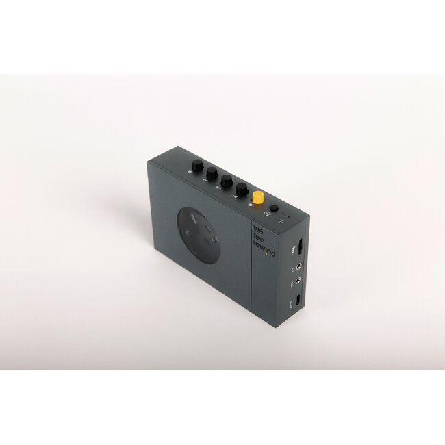 We Are Rewind Keith tragbarer Bluetooth-Kassettenplayer Grau