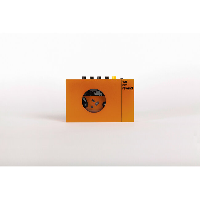 We Are Rewind Serge – Leitor de Cassete Bluetooth Portátil Laranja