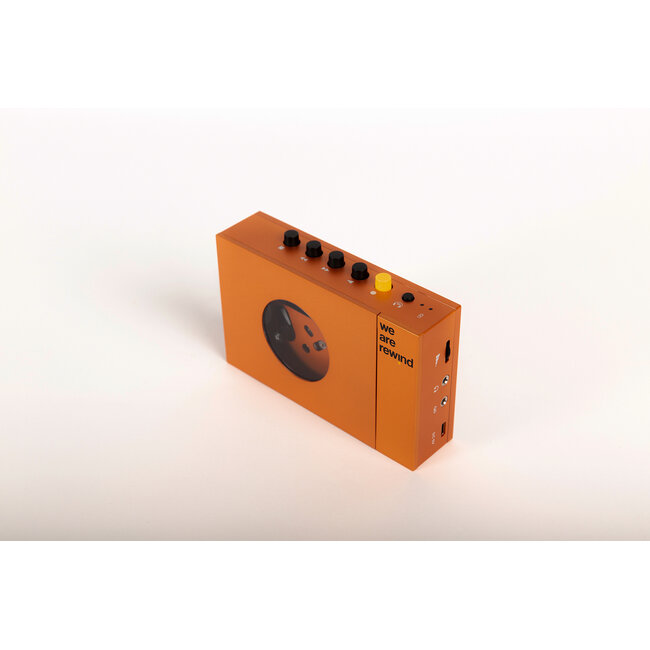 We Are Rewind Serge – Tragbarer Bluetooth Kassettenplayer Orange