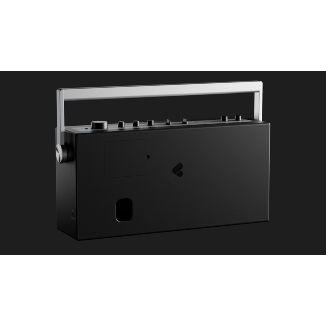 We Are Rewind CURTIS – Portable Bluetooth Speaker & Cassette Recorder – Black