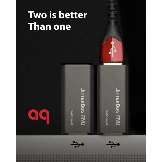 AudioQuest Jitterbug FMJ USB-ruisonderdrukker