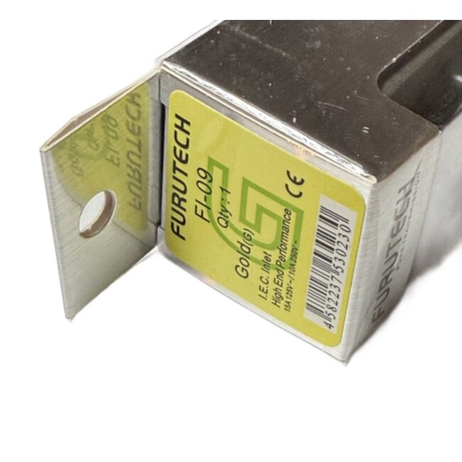 Furutech FI-09 Gold IEC-Einbaubuchse | High-End Netzanschluss