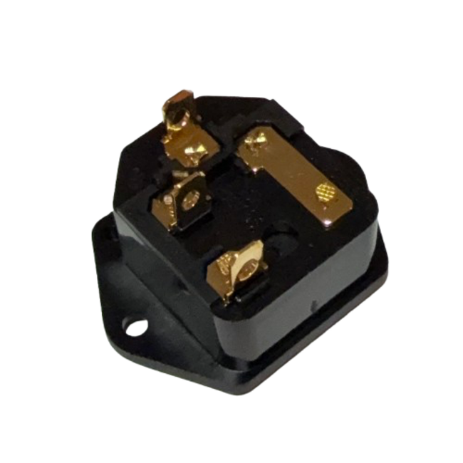 Furutech FI-03 (G) Gold IEC Inlet – C14 met zekeringhouder