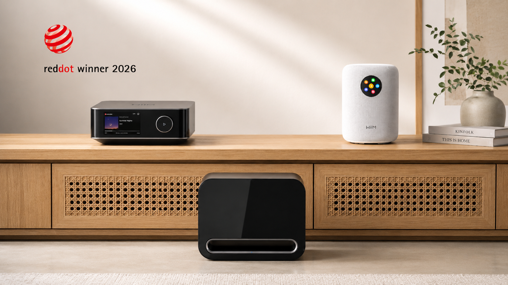 WiiM Sound, WiiM Amp Ultra and WiiM Sub Pro receive Red Dot Design Award 2026