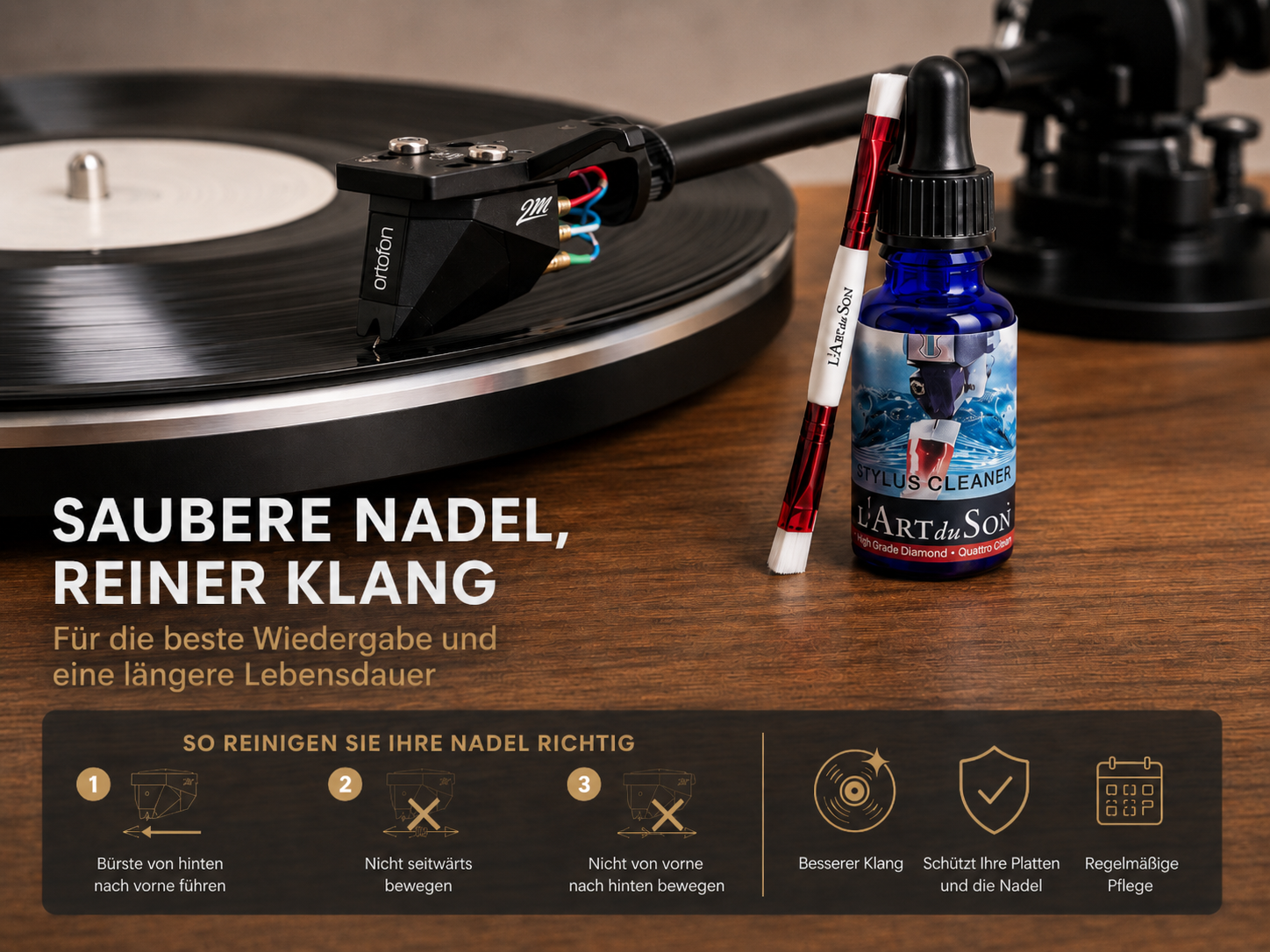 Wie reinigen Sie Ihre Nadel am besten?