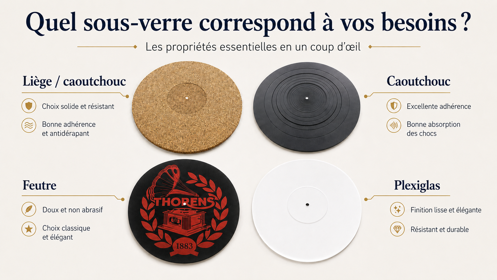 Quel tapis de platine faut il choisir pour votre tourne disque?