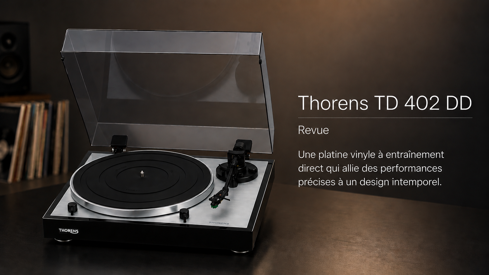 Avis : Thorens TD 402 DD – le charme classique avec le confort moderne