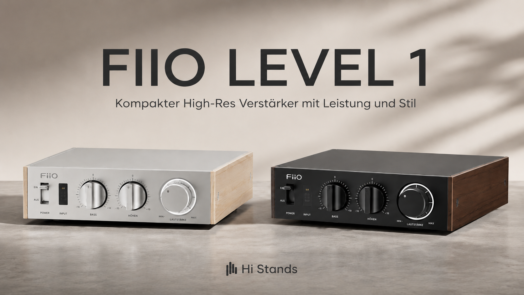 FIIO LEVEL 1, kompakte Leistung für Ihr Musiksystem