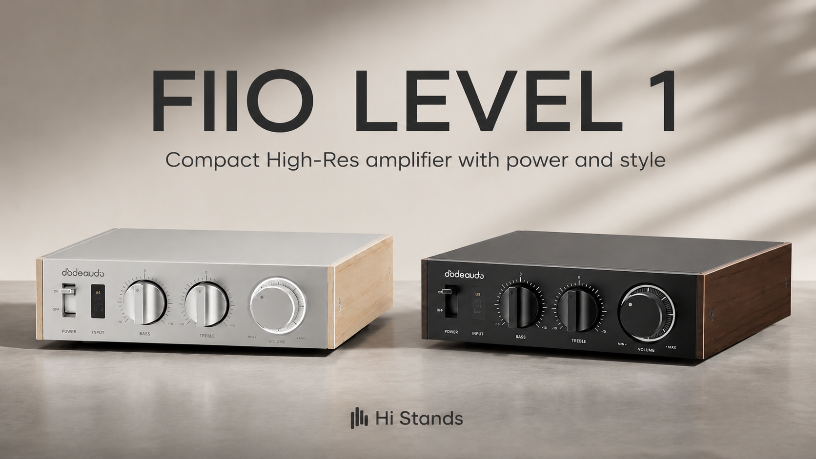 FIIO LEVEL 1 compact High Res amplifier with Bluetooth LDAC