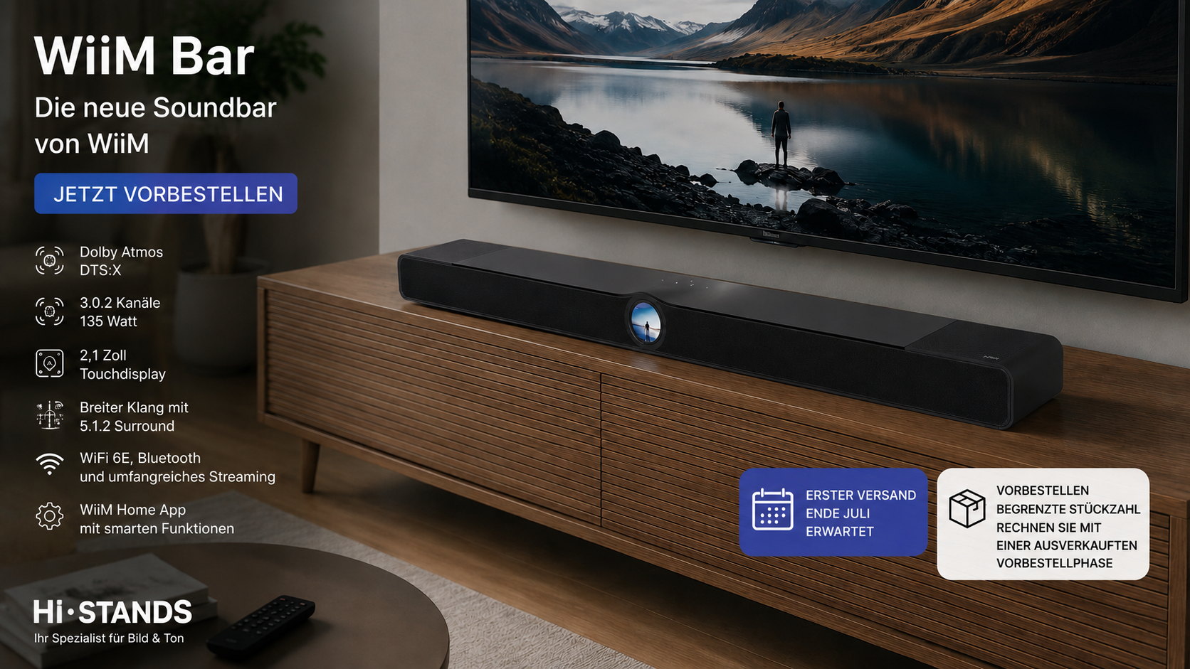 WiiM Bar Soundbar jetzt als Preorder erhältlich