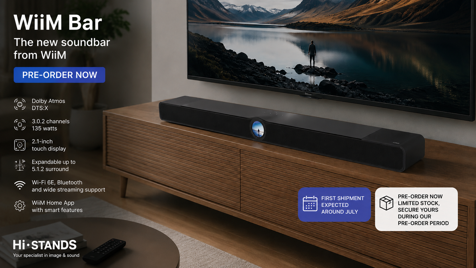 WiiM Bar soundbar now available for Preorder